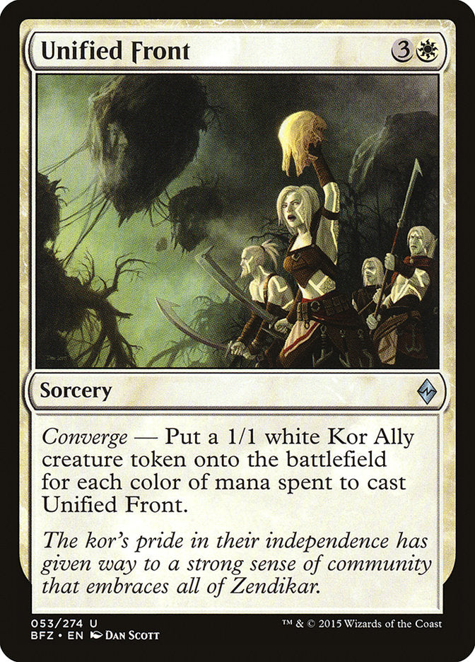 Unified Front [Battle for Zendikar] | Gate City Games LLC