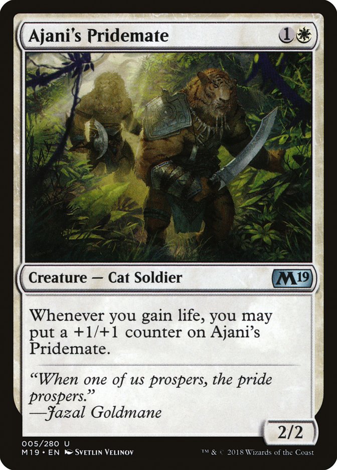 Ajani's Pridemate [Core Set 2019] | Gate City Games LLC