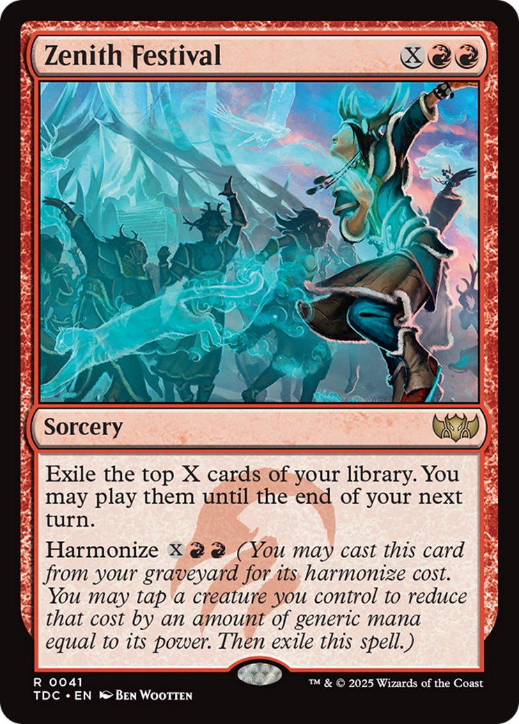 Zenith Festival [Tarkir: Dragonstorm Commander] | Gate City Games LLC