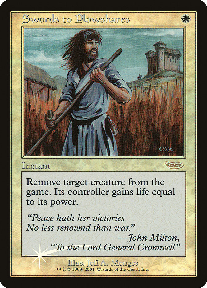 Swords to Plowshares [Friday Night Magic 2001] | Gate City Games LLC