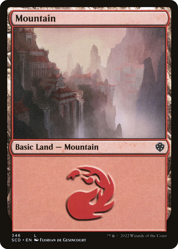 Mountain (346) [Starter Commander Decks] | Gate City Games LLC