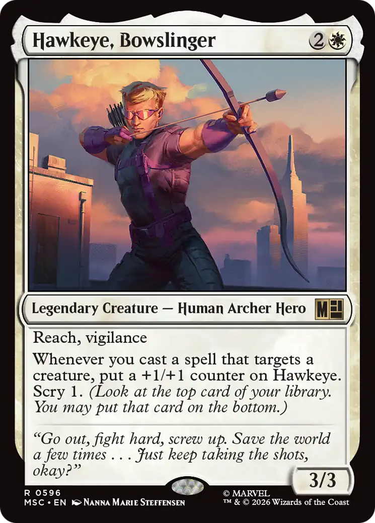 Hawkeye, Bowslinger [Marvel Super Heroes Commander] | Gate City Games LLC