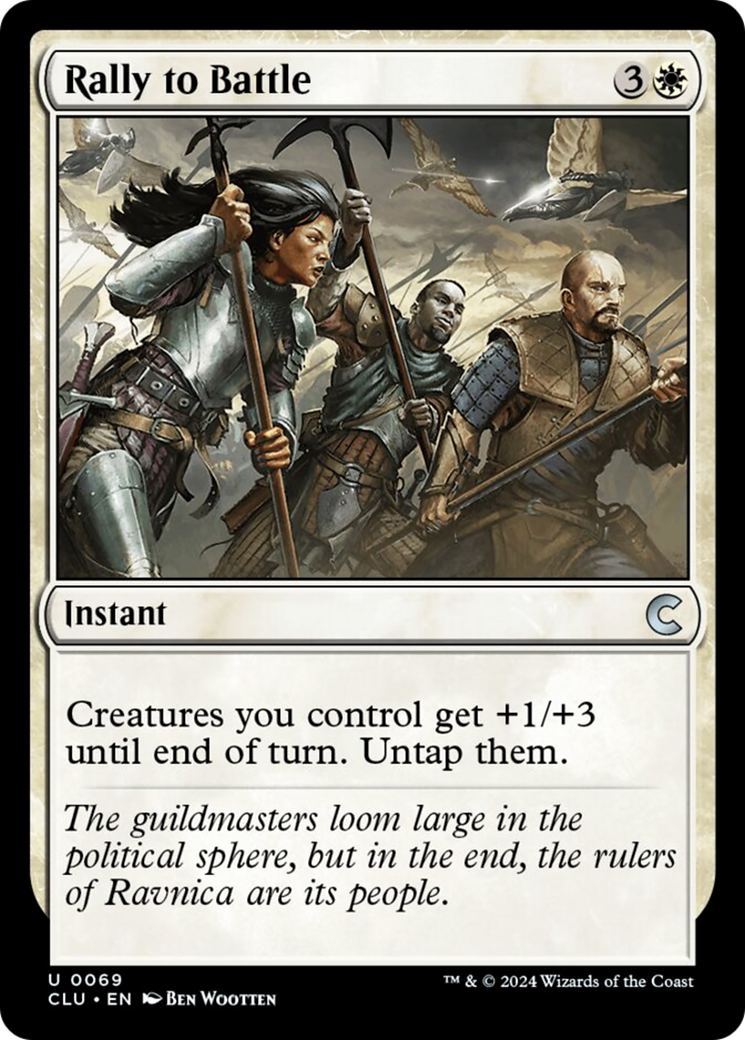 Rally to Battle [Ravnica: Clue Edition] | Gate City Games LLC