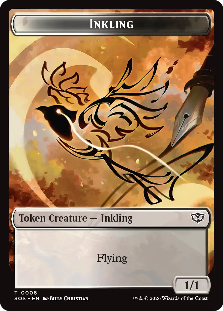 Slug // Inkling Double-Sided Token [The List] | Gate City Games LLC