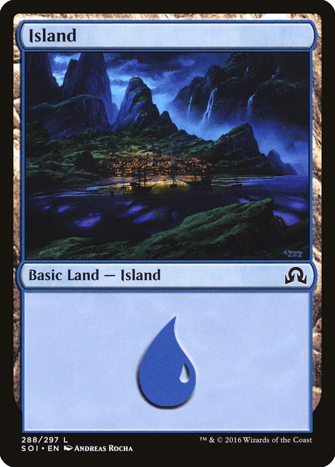 Island (288) [Shadows over Innistrad] | Gate City Games LLC