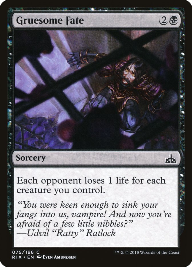 Gruesome Fate [Rivals of Ixalan] | Gate City Games LLC