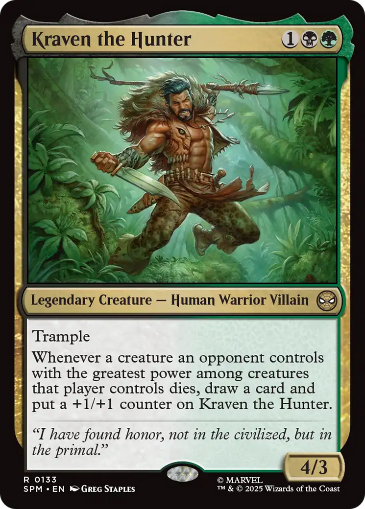 Kraven the Hunter [Marvel's Spider-Man] | Gate City Games LLC