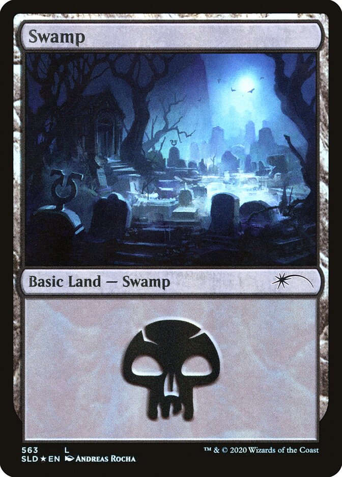 Swamp (Spooky) (563) [Secret Lair Drop Promos] | Gate City Games LLC