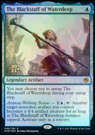 The Blackstaff of Waterdeep [Dungeons & Dragons: Adventures in the Forgotten Realms Prerelease Promos] | Gate City Games LLC