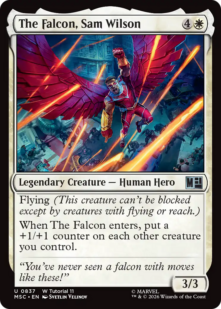 The Falcon, Sam Wilson [Marvel Super Heroes Commander] | Gate City Games LLC