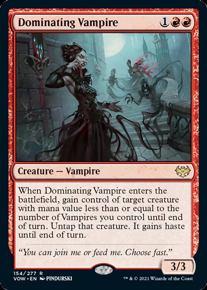 Dominating Vampire [Innistrad: Crimson Vow] | Gate City Games LLC