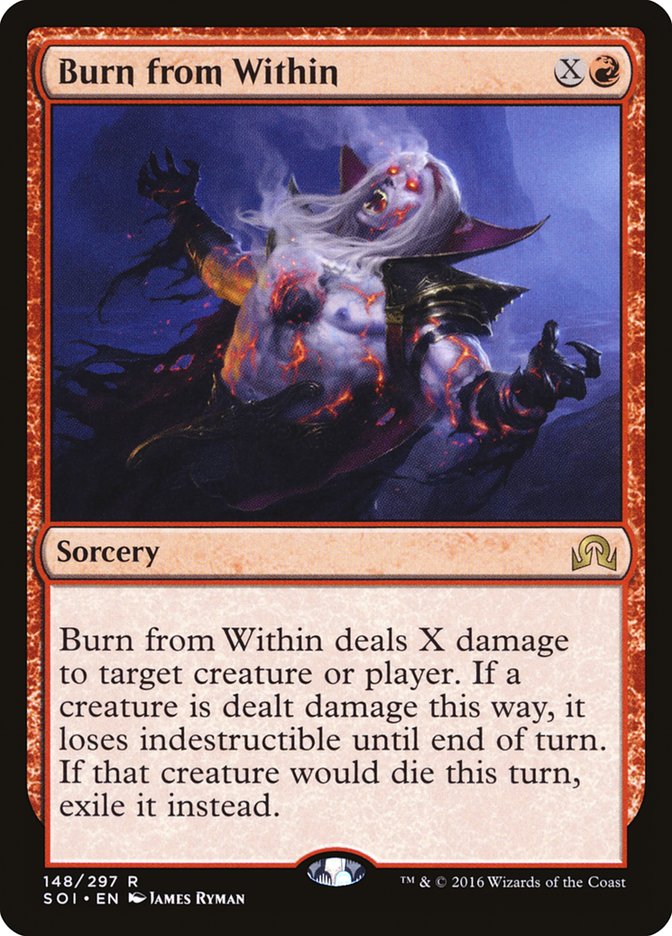 Burn from Within [Shadows over Innistrad] | Gate City Games LLC