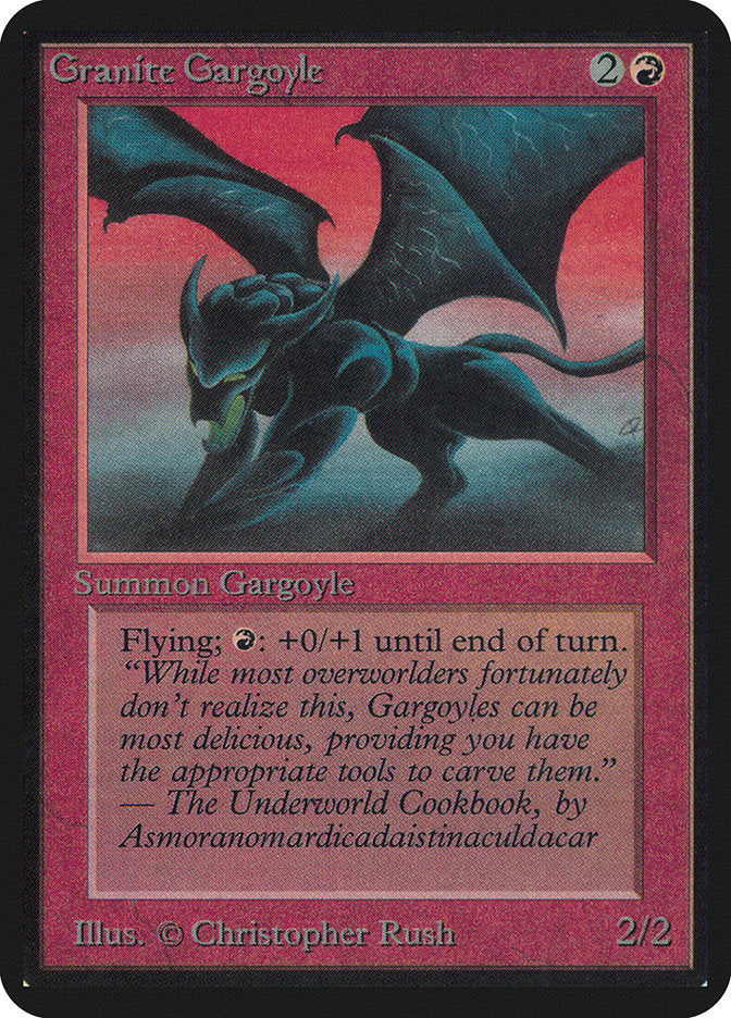 Granite Gargoyle [Alpha Edition] | Gate City Games LLC