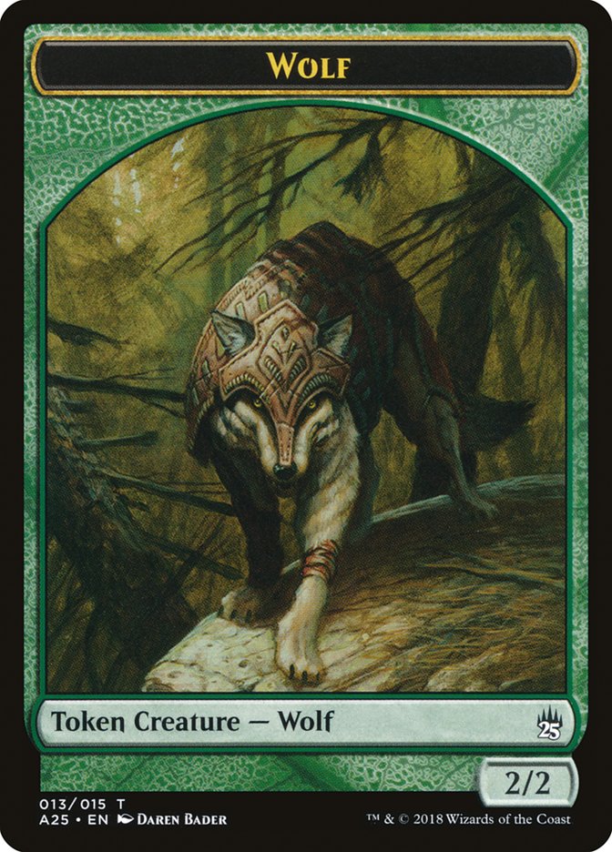 Wolf Token [Masters 25 Tokens] | Gate City Games LLC