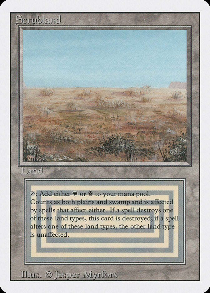 Scrubland [Revised Edition] | Gate City Games LLC