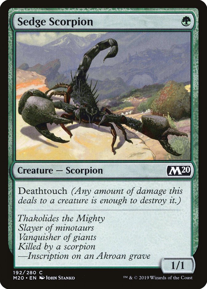 Sedge Scorpion [Core Set 2020] | Gate City Games LLC
