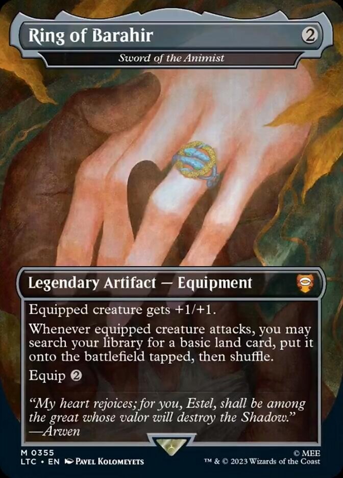 Ring of Barahir - Sword of the Animist [The Lord of the Rings: Tales of Middle-Earth Commander] | Gate City Games LLC