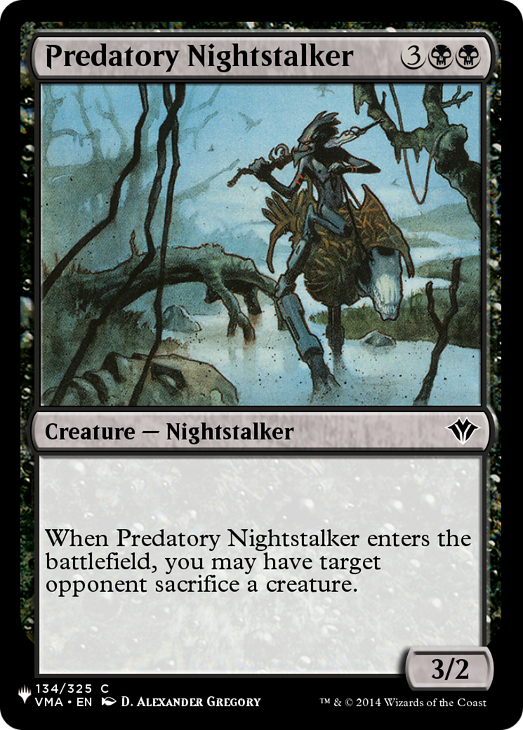 Predatory Nightstalker [The List] | Gate City Games LLC