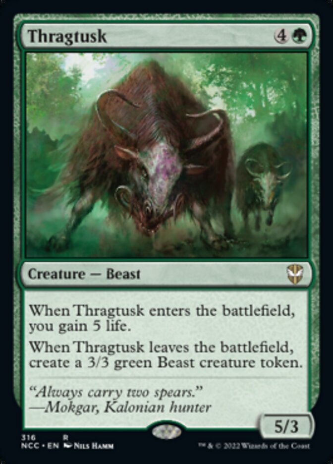 Thragtusk [Streets of New Capenna Commander] | Gate City Games LLC