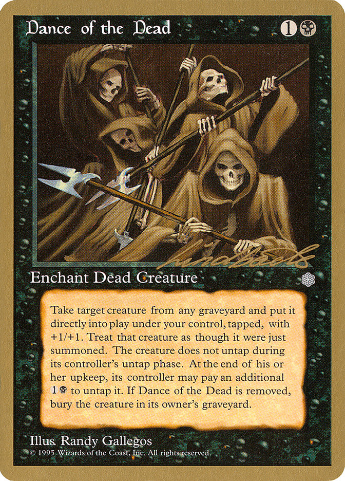 Dance of the Dead (Leon Lindback) [Pro Tour Collector Set] | Gate City Games LLC