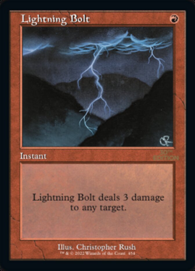 Lightning Bolt (Retro) [30th Anniversary Edition] | Gate City Games LLC