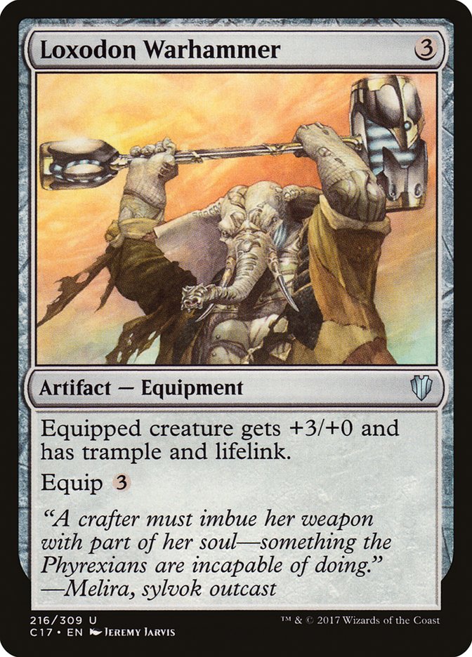 Loxodon Warhammer [Commander 2017] | Gate City Games LLC