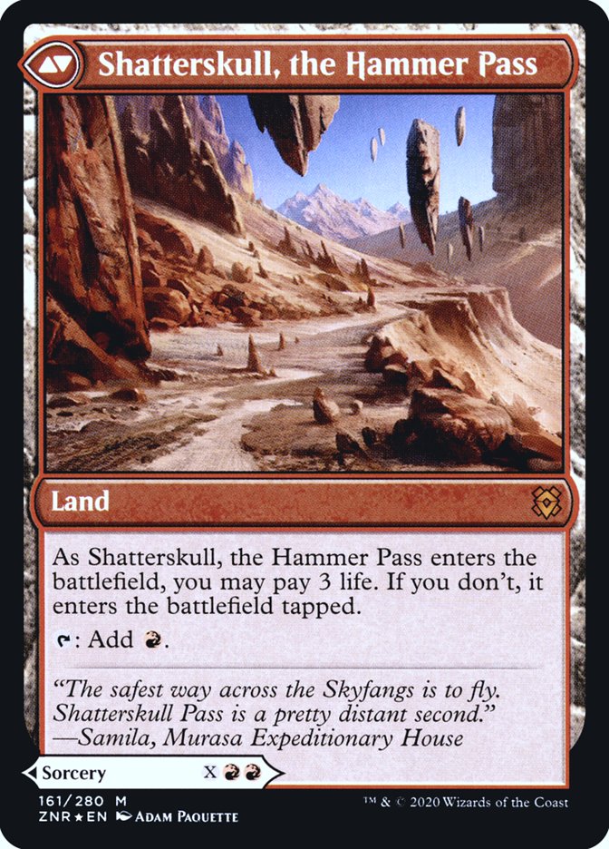 Shatterskull Smashing // Shatterskull, the Hammer Pass [Zendikar Rising Prerelease Promos] | Gate City Games LLC