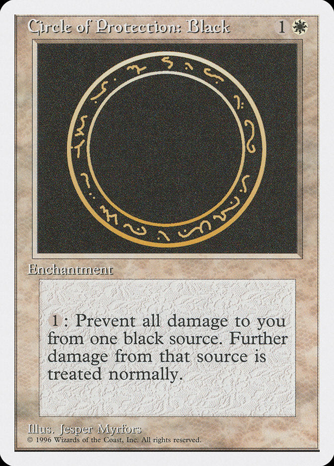 Circle of Protection: Black [Introductory Two-Player Set] | Gate City Games LLC