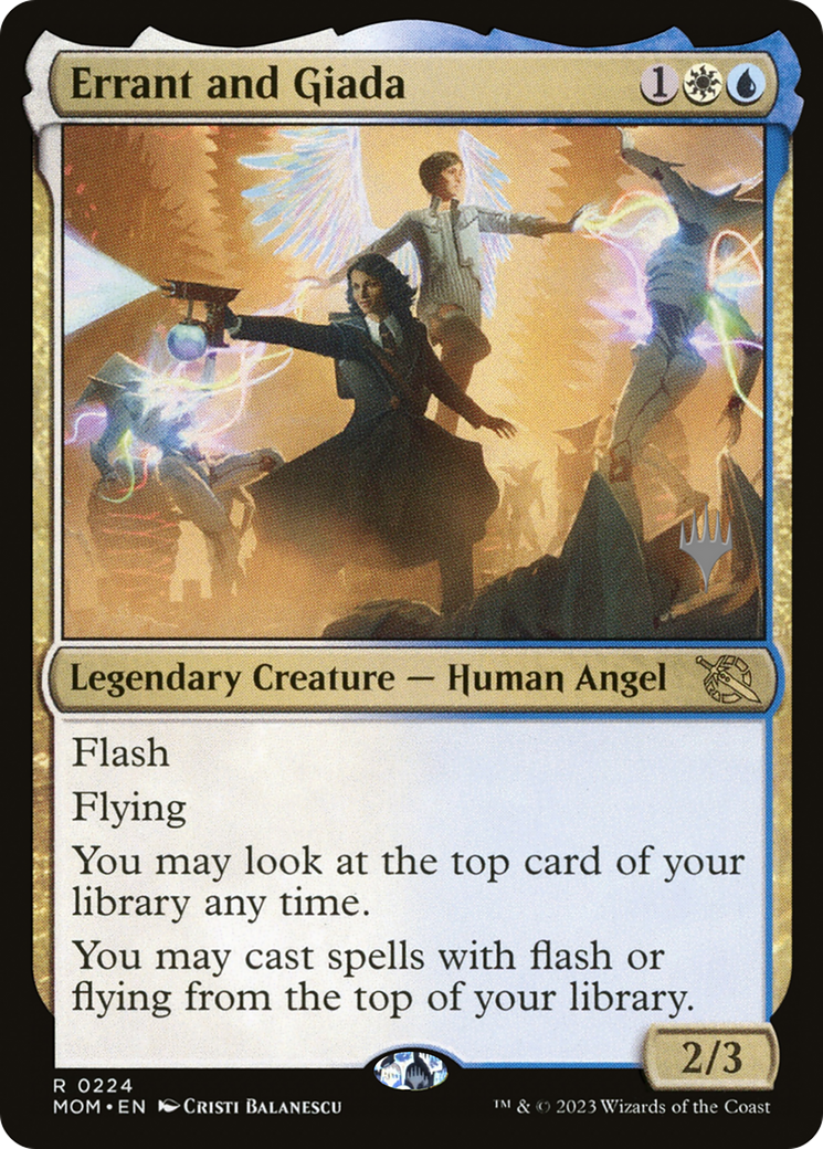 Errant and Giada (Promo Pack) [March of the Machine Promos] | Gate City Games LLC