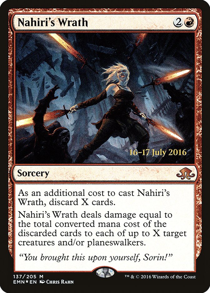 Nahiri's Wrath (Prerelease) [Eldritch Moon Promos] | Gate City Games LLC