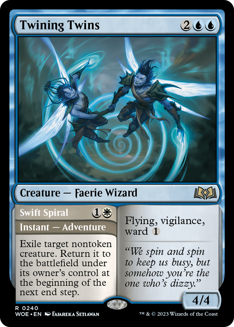 Twining Twins // Swift Spiral [Wilds of Eldraine] | Gate City Games LLC