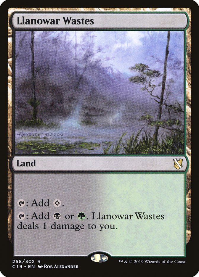 Llanowar Wastes [Commander 2019] | Gate City Games LLC