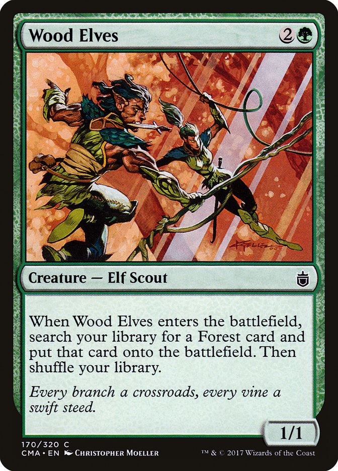Wood Elves [Commander Anthology] | Gate City Games LLC