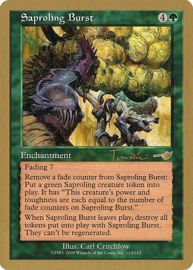 Saproling Burst (Jan Tomcani) [World Championship Decks 2001] | Gate City Games LLC