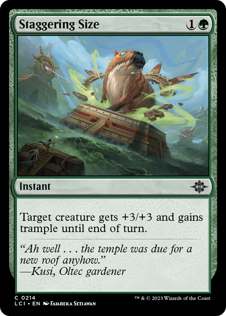 Staggering Size [The Lost Caverns of Ixalan] | Gate City Games LLC