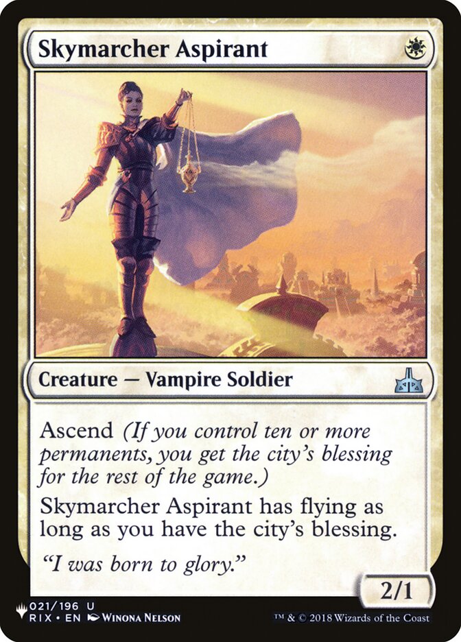 Skymarcher Aspirant [The List] | Gate City Games LLC