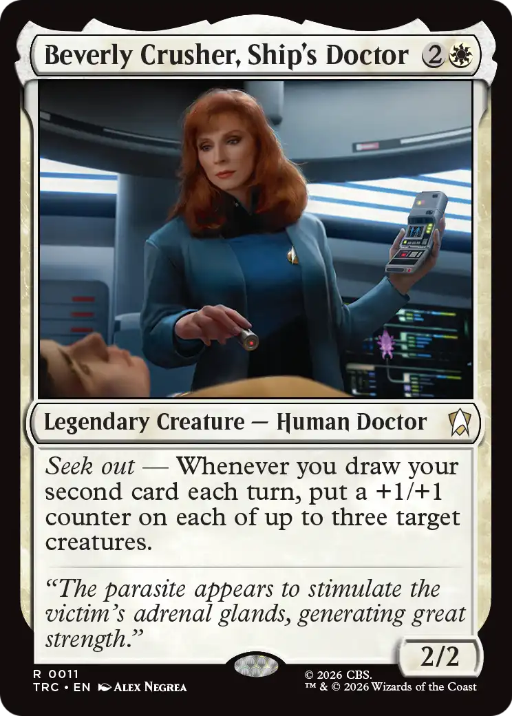 Beverly Crusher, Ship's Doctor (Surge Foil) [Star Trek Commander] | Gate City Games LLC
