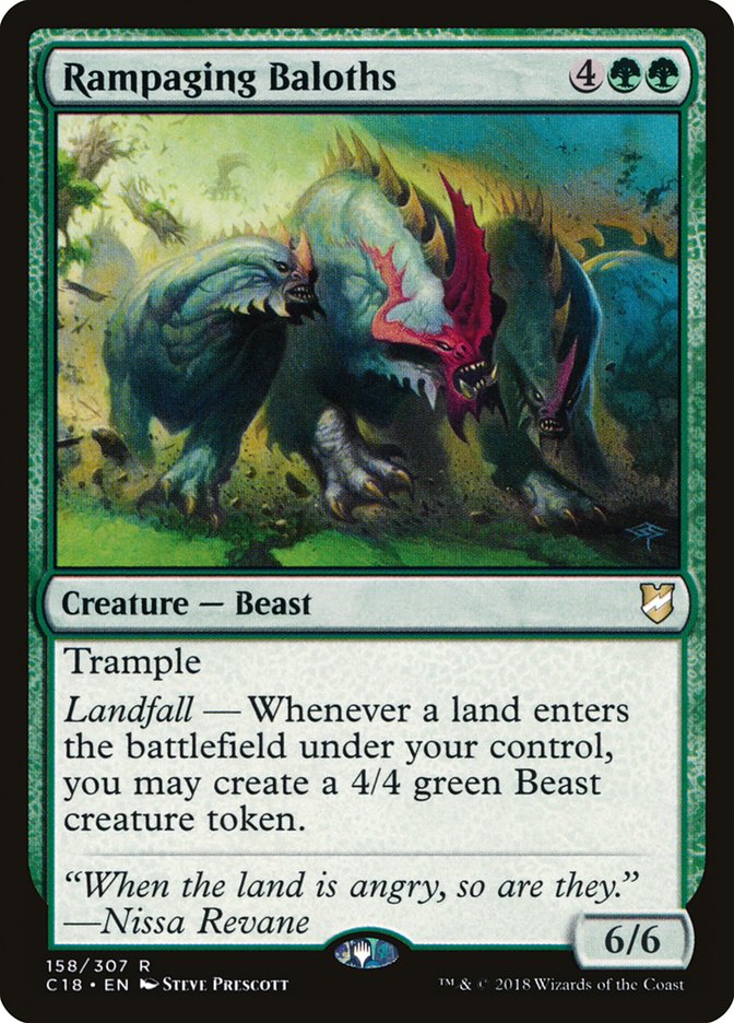Rampaging Baloths [Commander 2018] | Gate City Games LLC