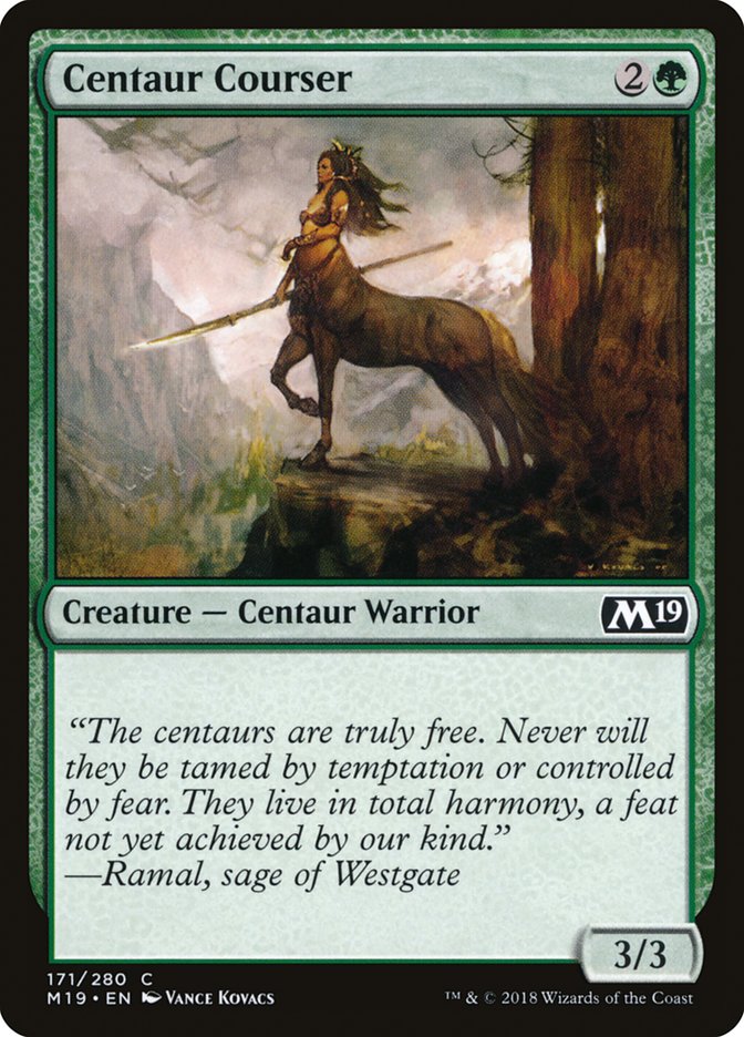 Centaur Courser [Core Set 2019] | Gate City Games LLC