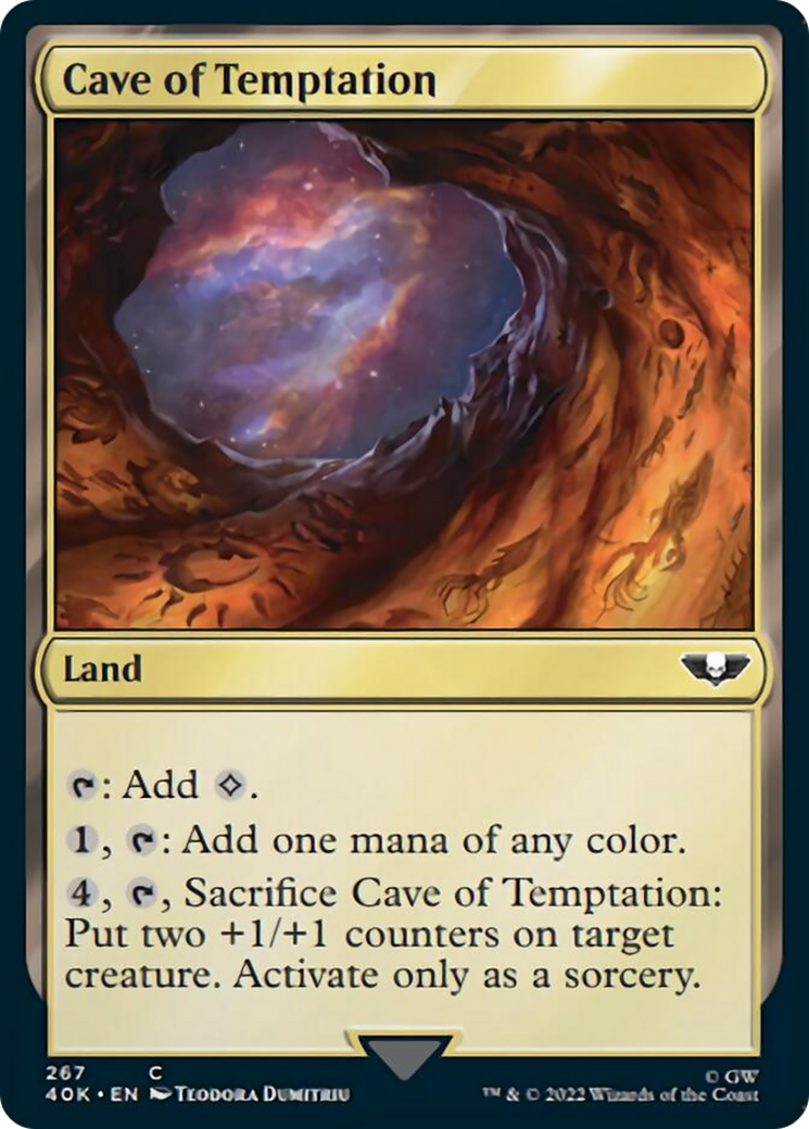 Cave of Temptation (Surge Foil) [Warhammer 40,000] | Gate City Games LLC