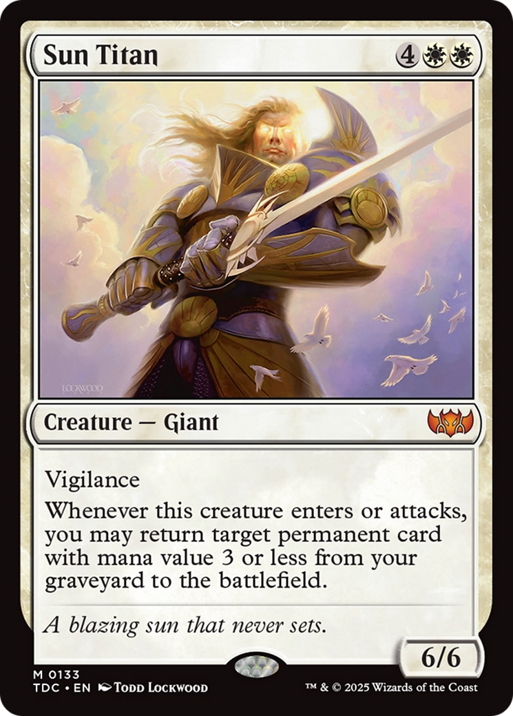 Sun Titan [Tarkir: Dragonstorm Commander] | Gate City Games LLC