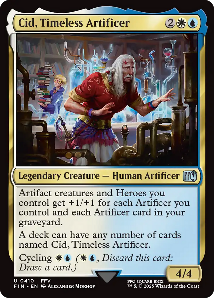 Cid, Timeless Artificer (0410) [FINAL FANTASY] | Gate City Games LLC