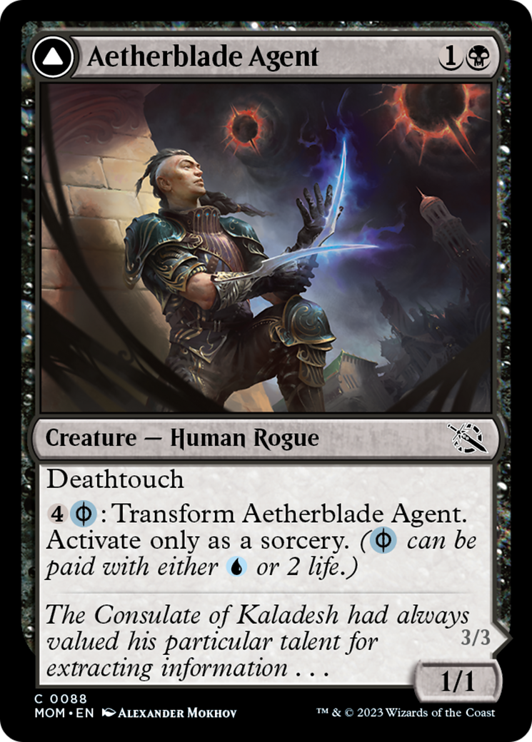 Aetherblade Agent // Gitaxian Mindstinger [March of the Machine] | Gate City Games LLC