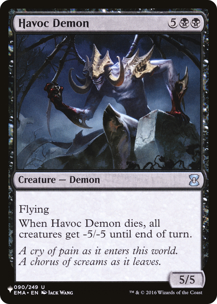 Havoc Demon [The List Reprints] | Gate City Games LLC