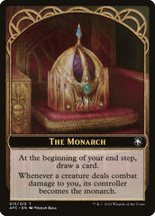Squid // The Monarch Double-Sided Token [Streets of New Capenna Commander Tokens] | Gate City Games LLC