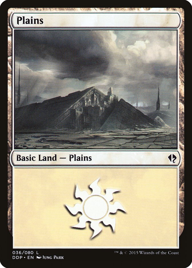 Plains (36) [Duel Decks: Zendikar vs. Eldrazi] | Gate City Games LLC
