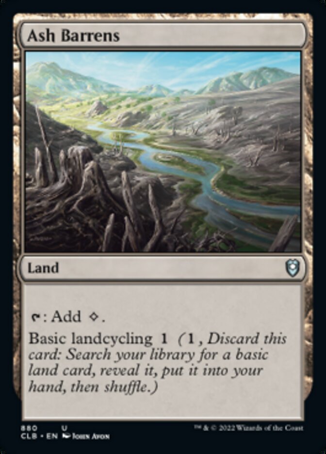 Ash Barrens [Commander Legends: Battle for Baldur's Gate] | Gate City Games LLC