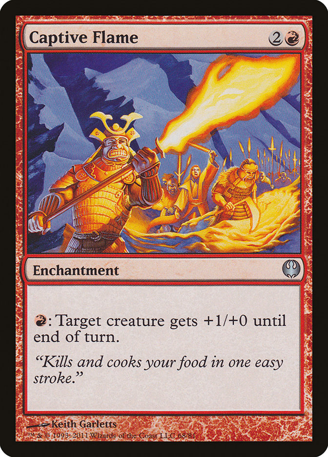 Captive Flame [Duel Decks: Knights vs. Dragons] | Gate City Games LLC