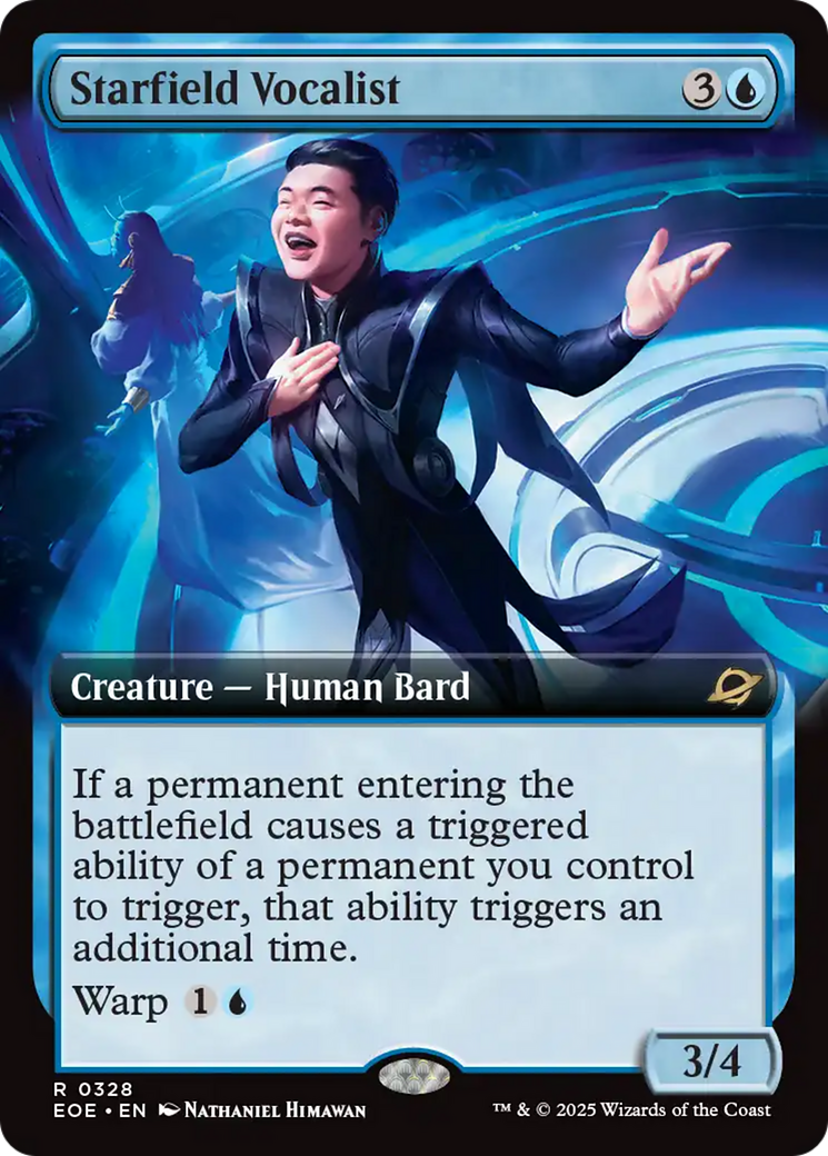 Starfield Vocalist (Extended Art) [Edge of Eternities] | Gate City Games LLC