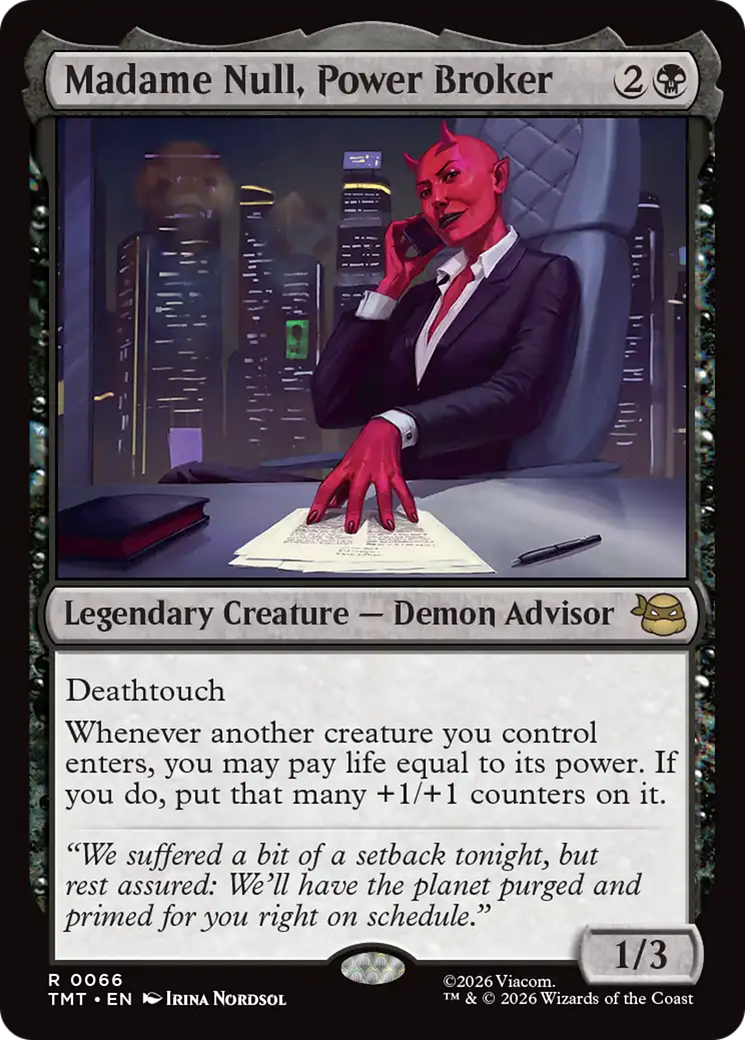 Madame Null, Power Broker [Teenage Mutant Ninja Turtles] | Gate City Games LLC